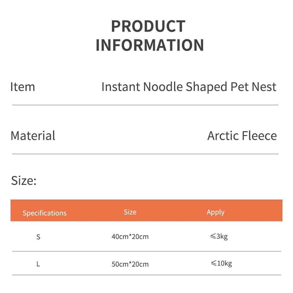 Ramen Noodle Pot Pet Bed: Let Your Pet Curl Up in Comfort!